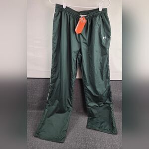 Under Armour Jogger Pants Womens Large Green Drawstring Waist Lightweight